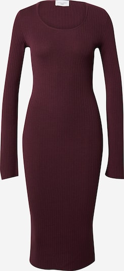 Rochie tricotat 'Hailey' ABOUT YOU x Toni Garrn pe roșu burgundy, Vizualizare produs