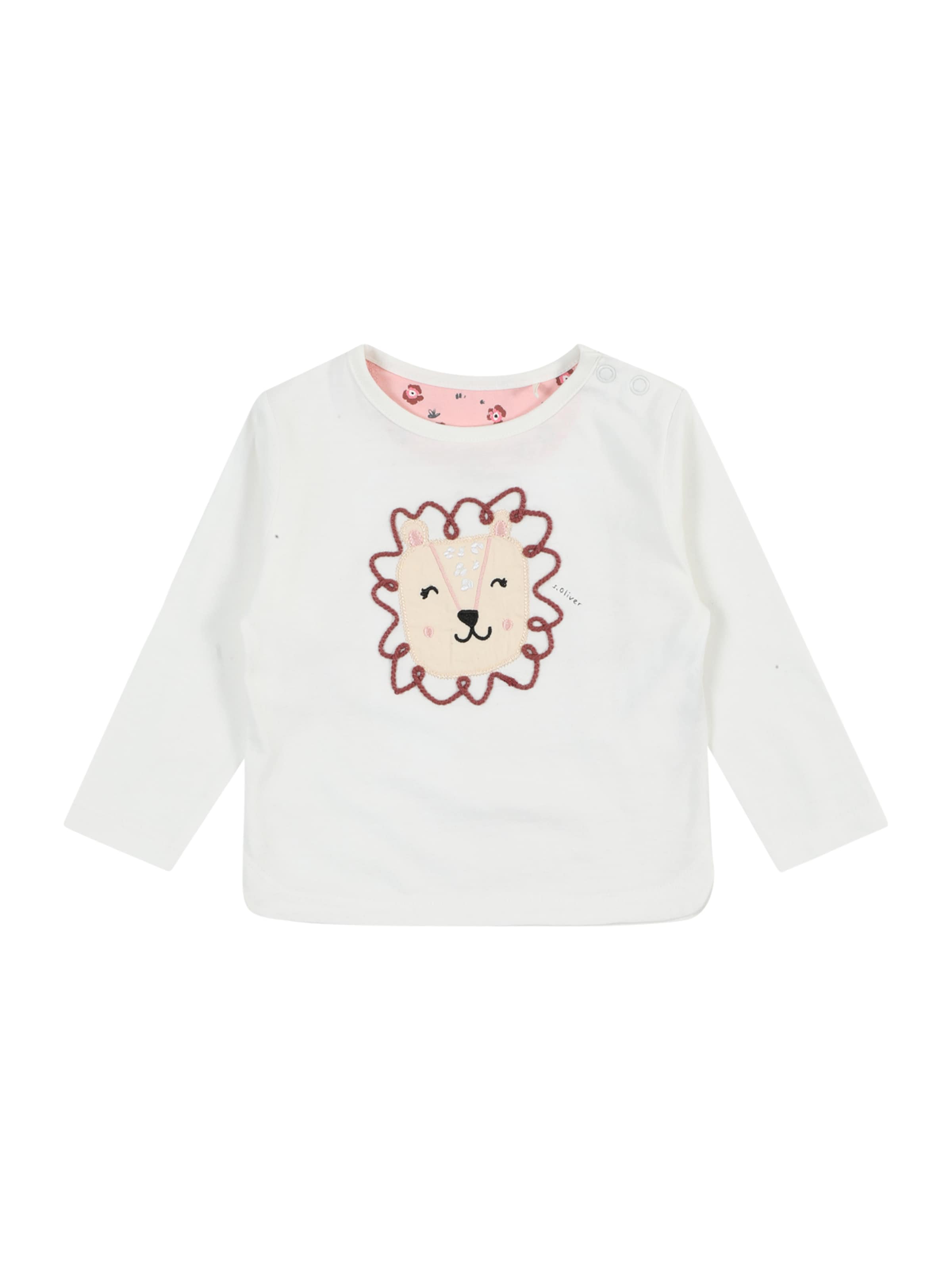 s.Oliver Μπλουζάκι σε μπεζ: μπροστά