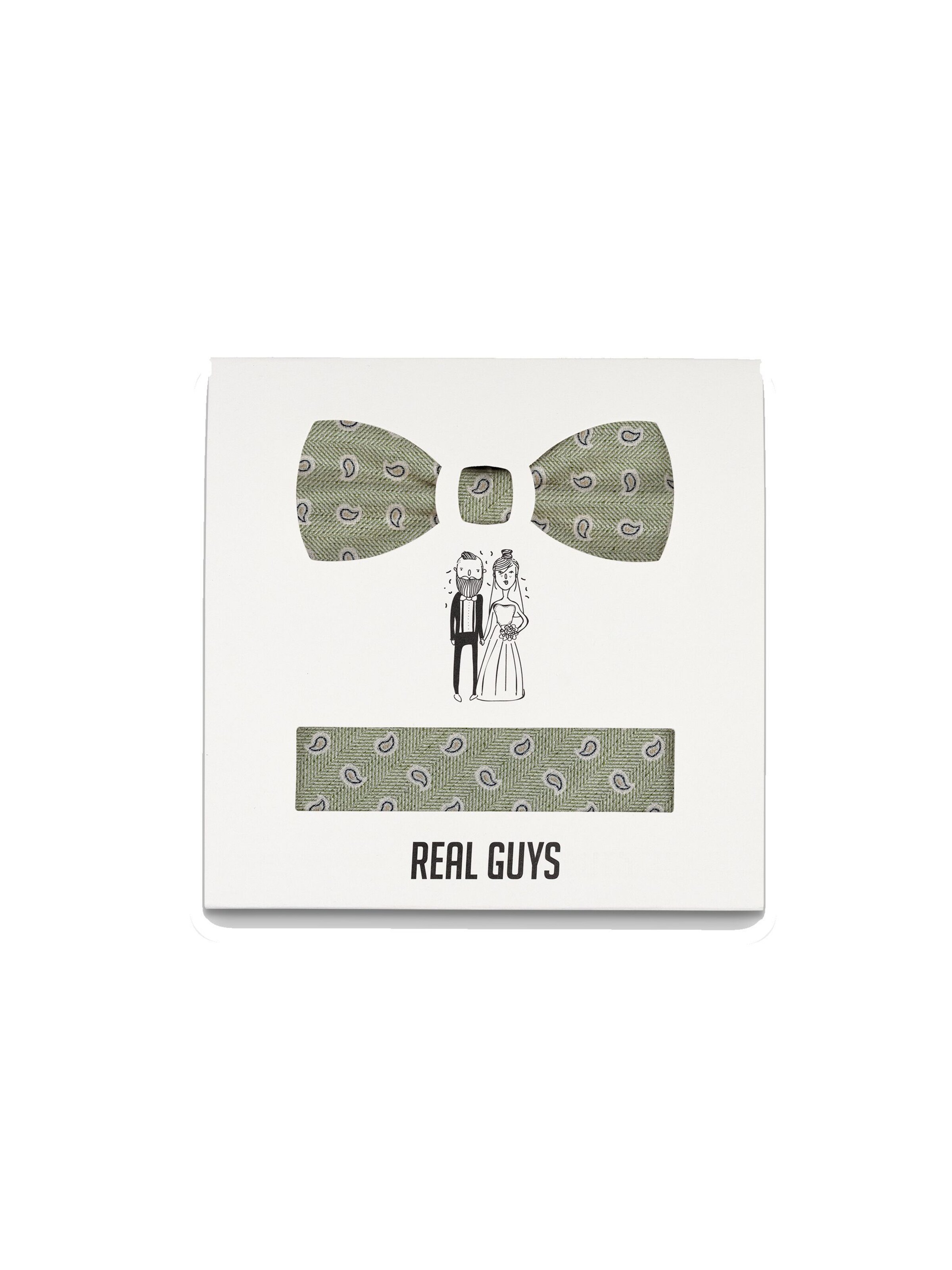 Real Guys Tie in Green