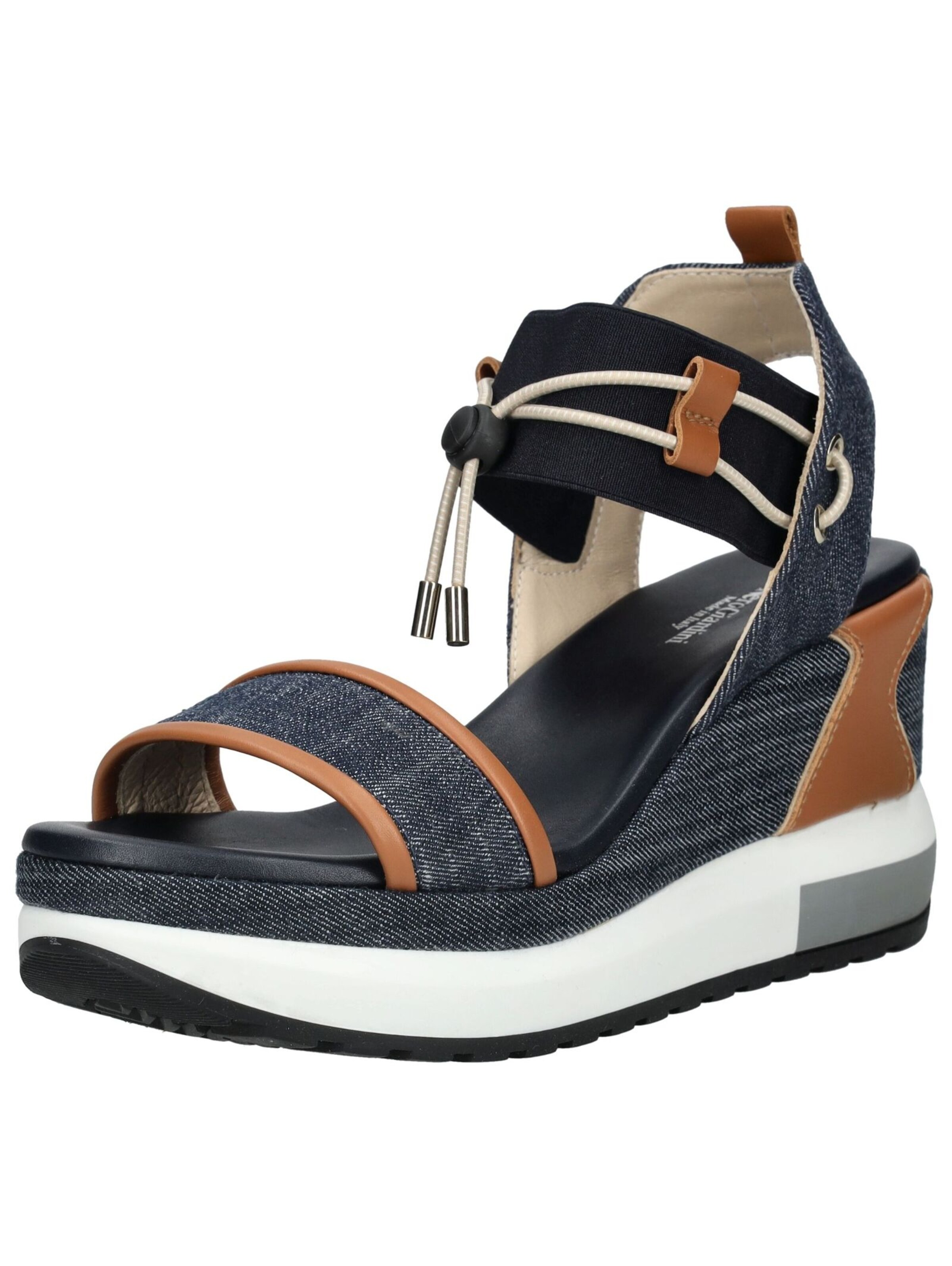 Sandales Nero Giardini en bleu : devant