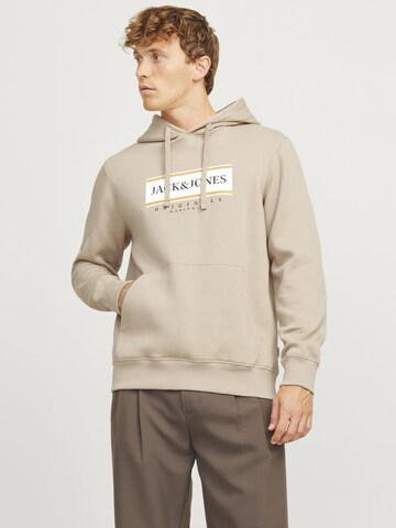 JACK & JONES Sweatshirt i beige: forside
