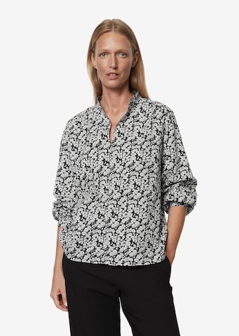 Marc O'Polo Blouse in Zwart: voorkant