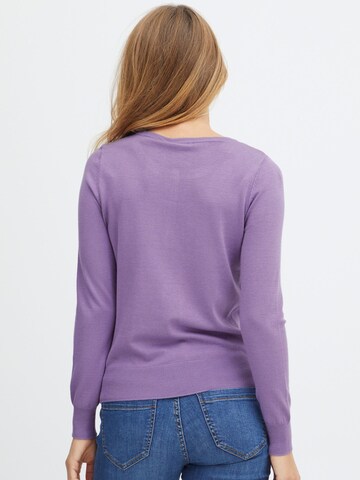 Fransa Gebreid vest in Lila