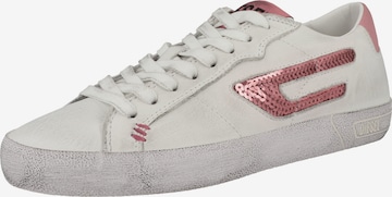 DIESEL Sneakers laag 'Leroji' in Wit: voorkant