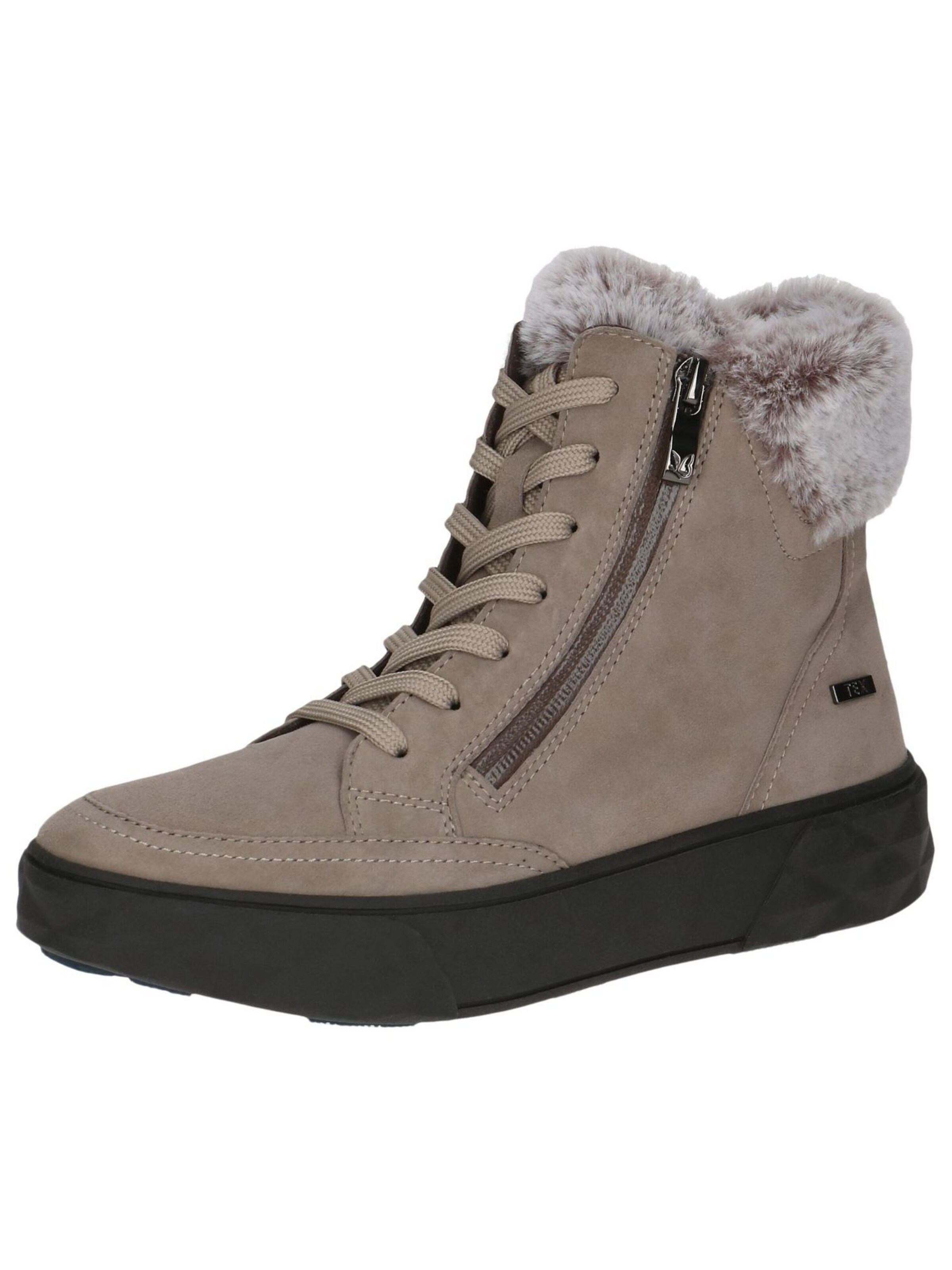 CAPRICE Schnürstiefelette in Braun: Vorderseite