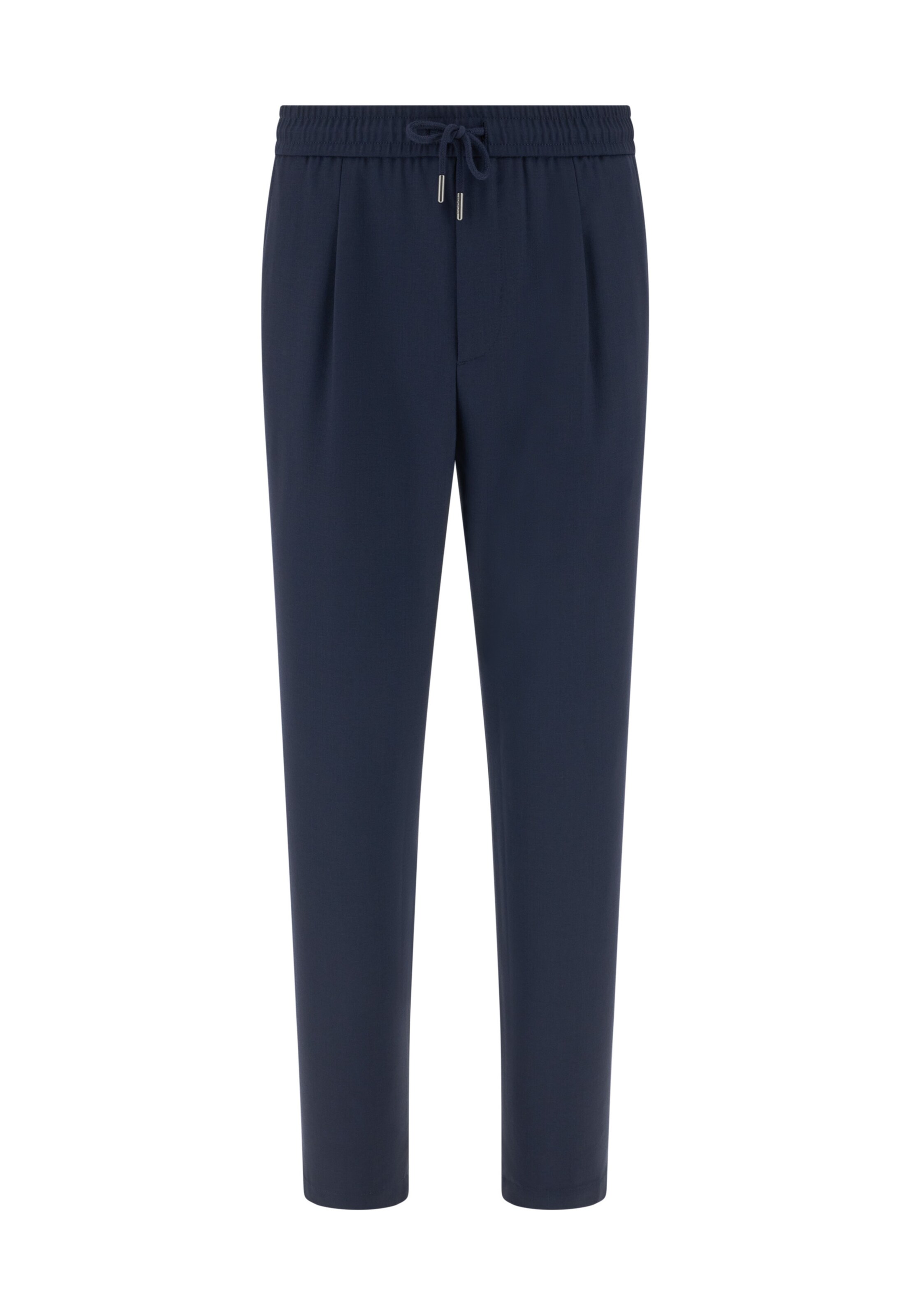 Coupe slim Pantalon à pince Boggi Milano en bleu : devant