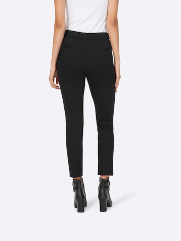 Coupe slim Pantalon heine en noir