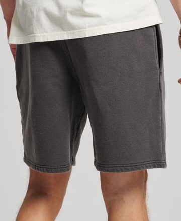 Superdry Regular Pants 'Mark' in Grey