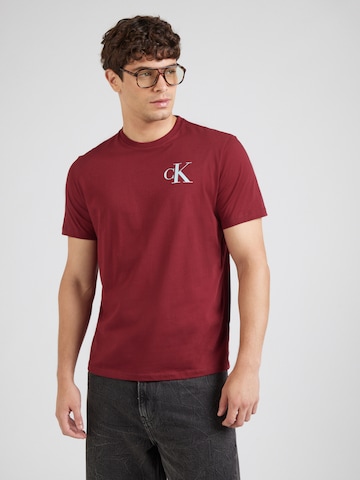 Calvin Klein Jeans Paita värissä punainen: etupuoli