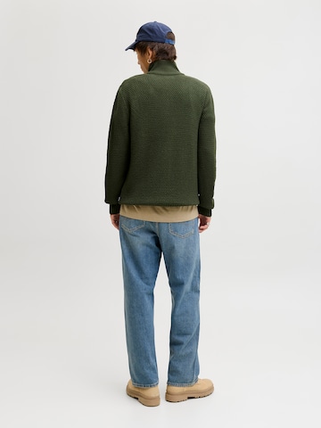žalia JACK & JONES Megztinis 'JJPAUL'