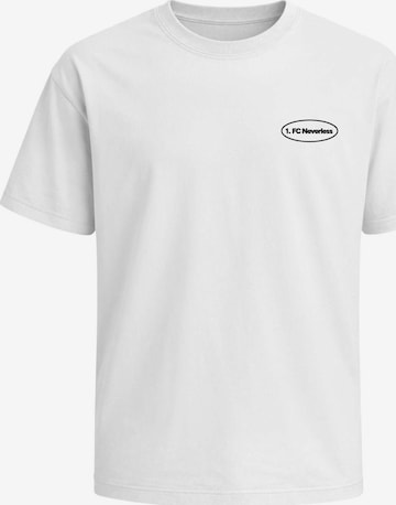 Neverless Shirt 'Soccer Dackel' in Weiß: Vorderseite