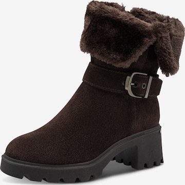 Bottines Tamaris en marron : devant