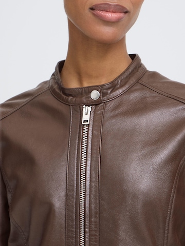 Oxmo Lederjacke ' OXDenise ' in Braun