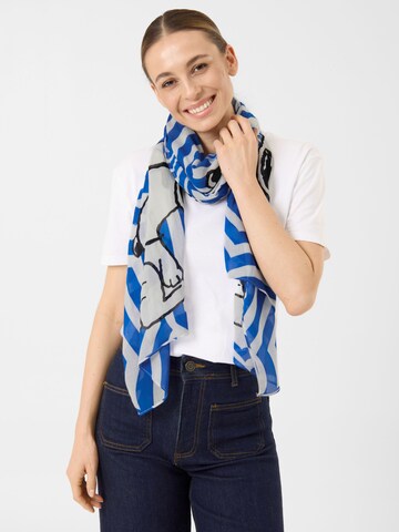 CODELLO Sjaal in Blauw: voorkant