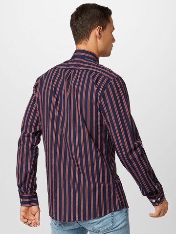 Lindbergh Klasický střih Košile 'Striped shirt L/S' – modrá