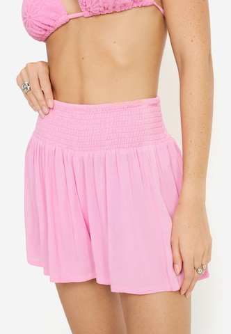 LSCN by LASCANA Wide leg Byxa i rosa