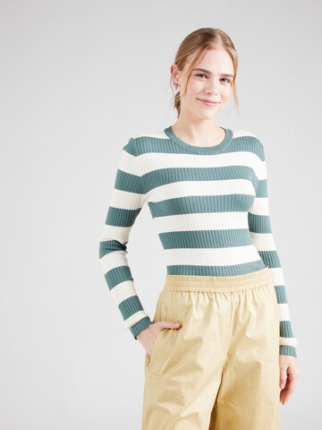 JDY Sweater 'JDYPlum' in Green: front