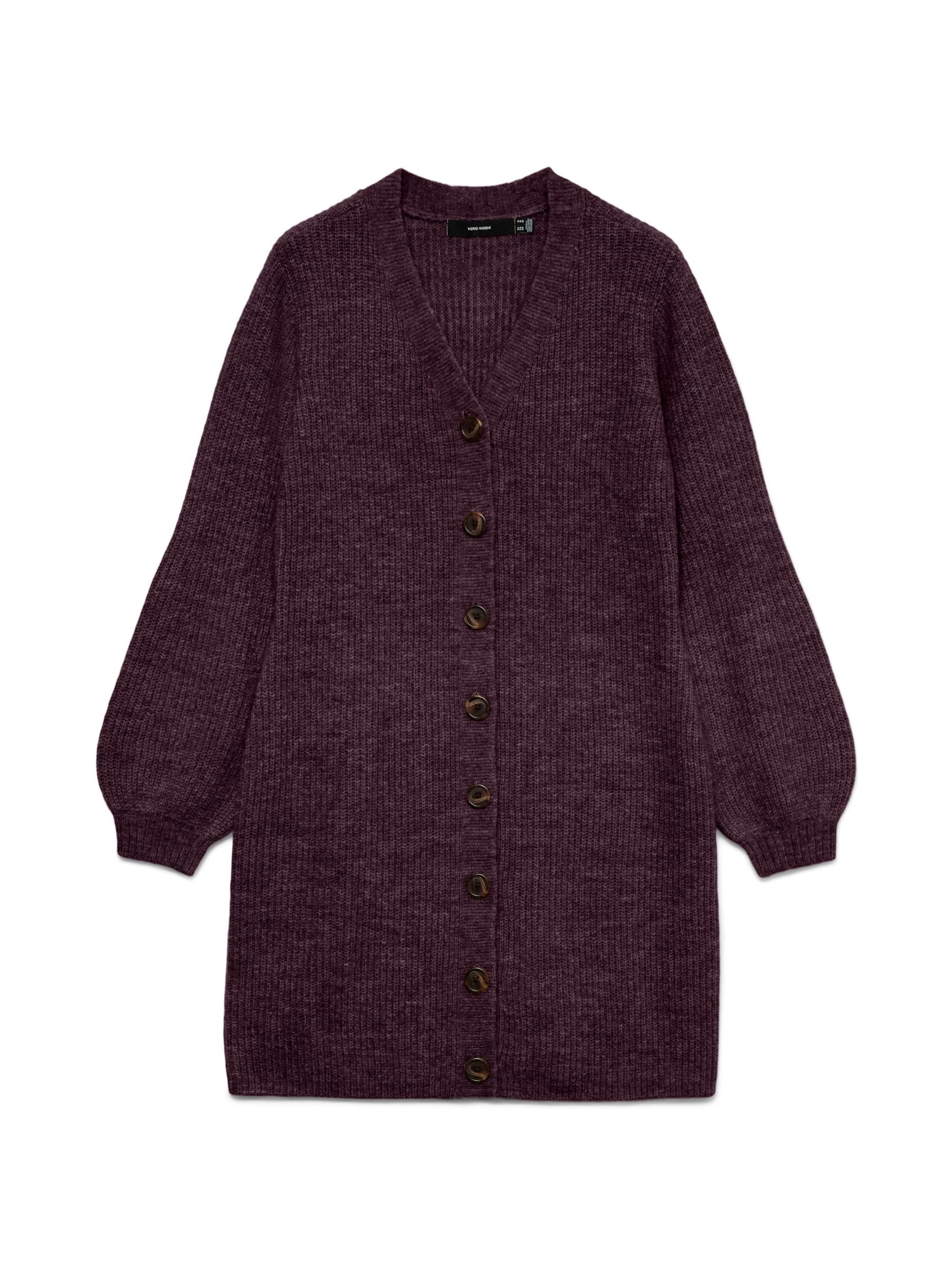 Vero Moda Curve Gebreide jurk 'VMCLEFILE' in Rood: voorkant