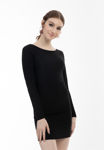 myMo at night - Vestido en negro: frente