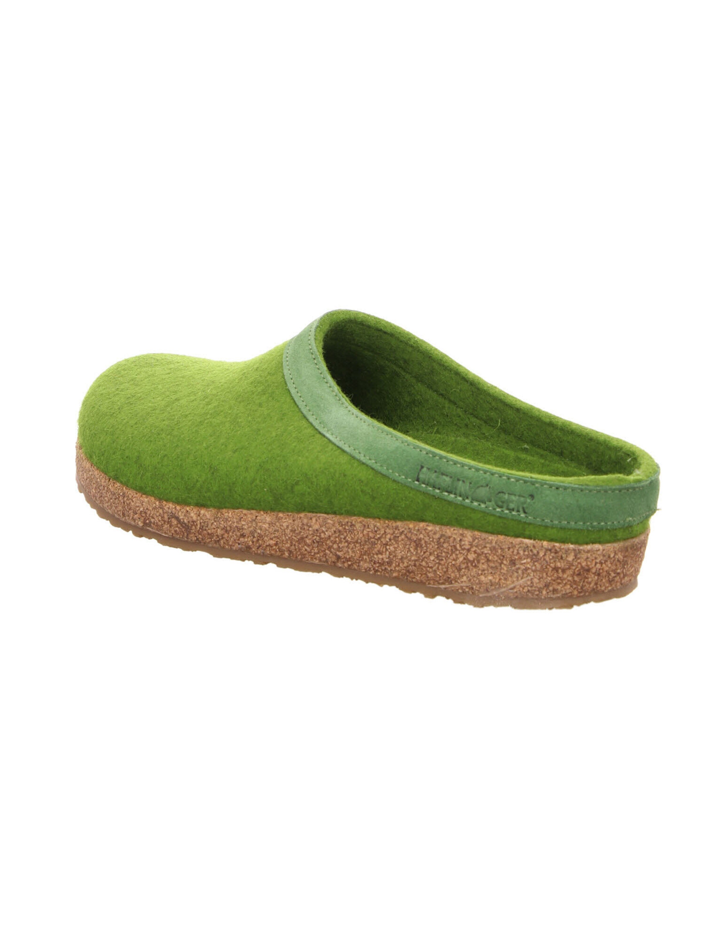 HAFLINGER Slippers 'Torben' in Green