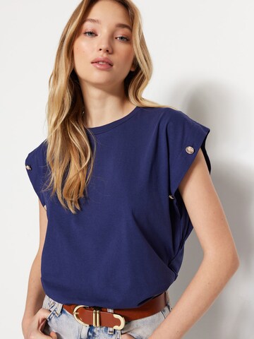 Trendyol T-Shirt in Blau