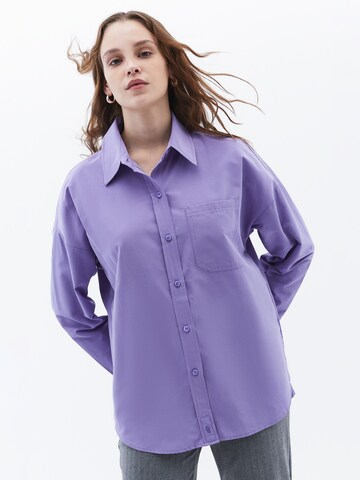 OXXO Bluse in Lila: Vorderseite