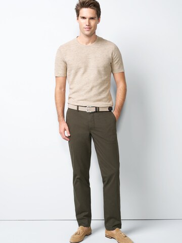 Regular Pantalon chino 'M5 Chino 2-6190' MEYER en vert