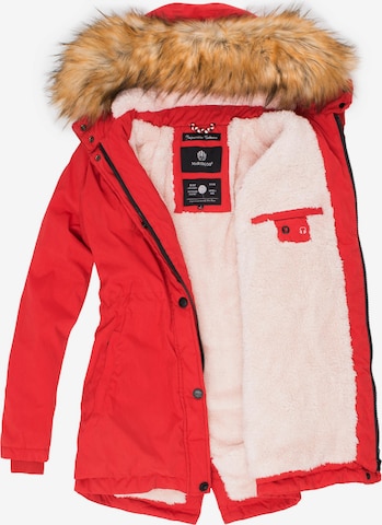 MARIKOO - Parka de inverno 'Akira' em vermelho