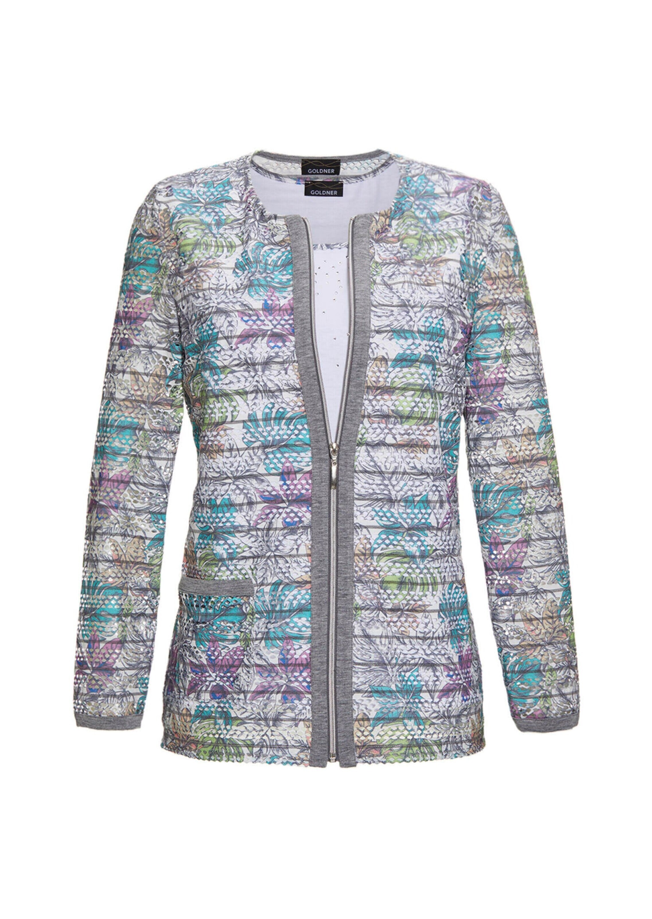 Cardigan Goldner en vert : devant