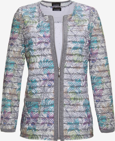 Goldner Knit cardigan in M in Turquoise / Jade / White, Item view