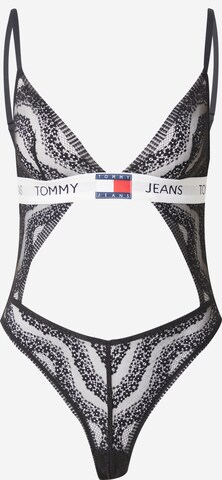 Body di Tommy Jeans in nero: frontale