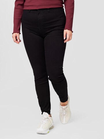 River Island Plus Slimfit Jeans 'KAIA' in Schwarz: predná strana