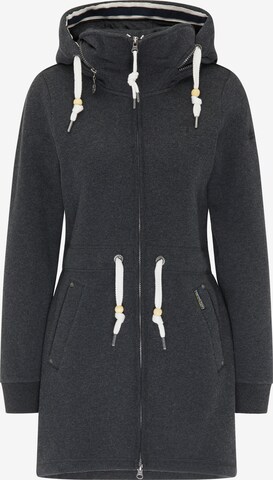 Schmuddelwedda Zip-Up Hoodie in Grey