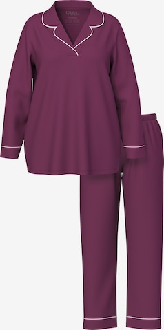 Pantalon de pyjama Ulla Popken en violet : devant