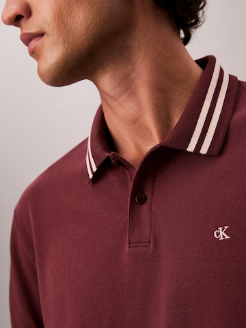 Calvin Klein Jeans Μπλουζάκι 'CLSSC' σε καφέ