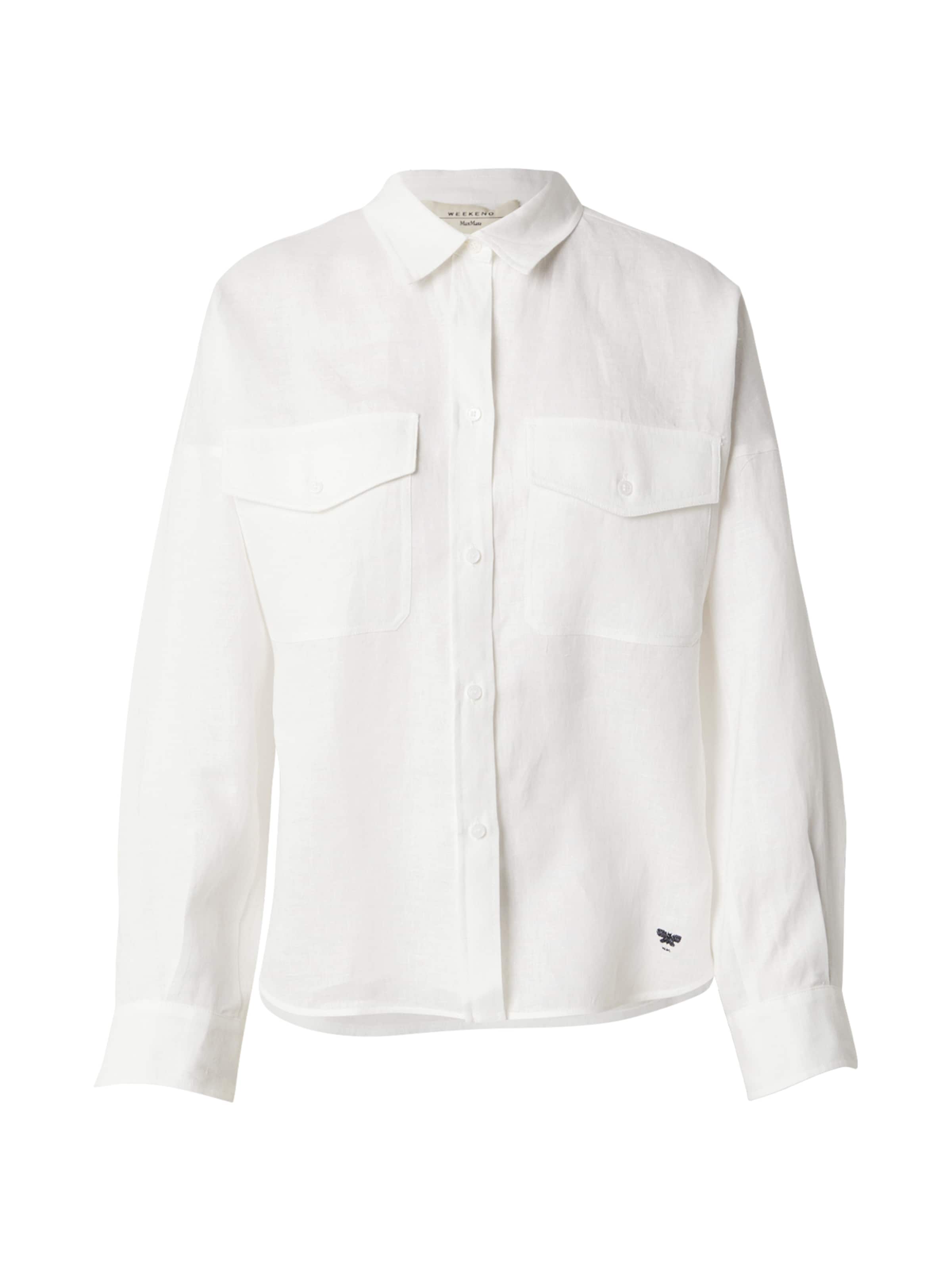 Chemisier 'SPOLETO' Weekend Max Mara en blanc : devant