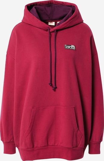 LEVI'S ® Sudadera 'Prism Hoodie' en rojo vino / negro / blanco, Vista del producto