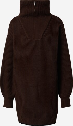 LeGer by Lena Gercke Knitted dress 'Mette' in Brown: front