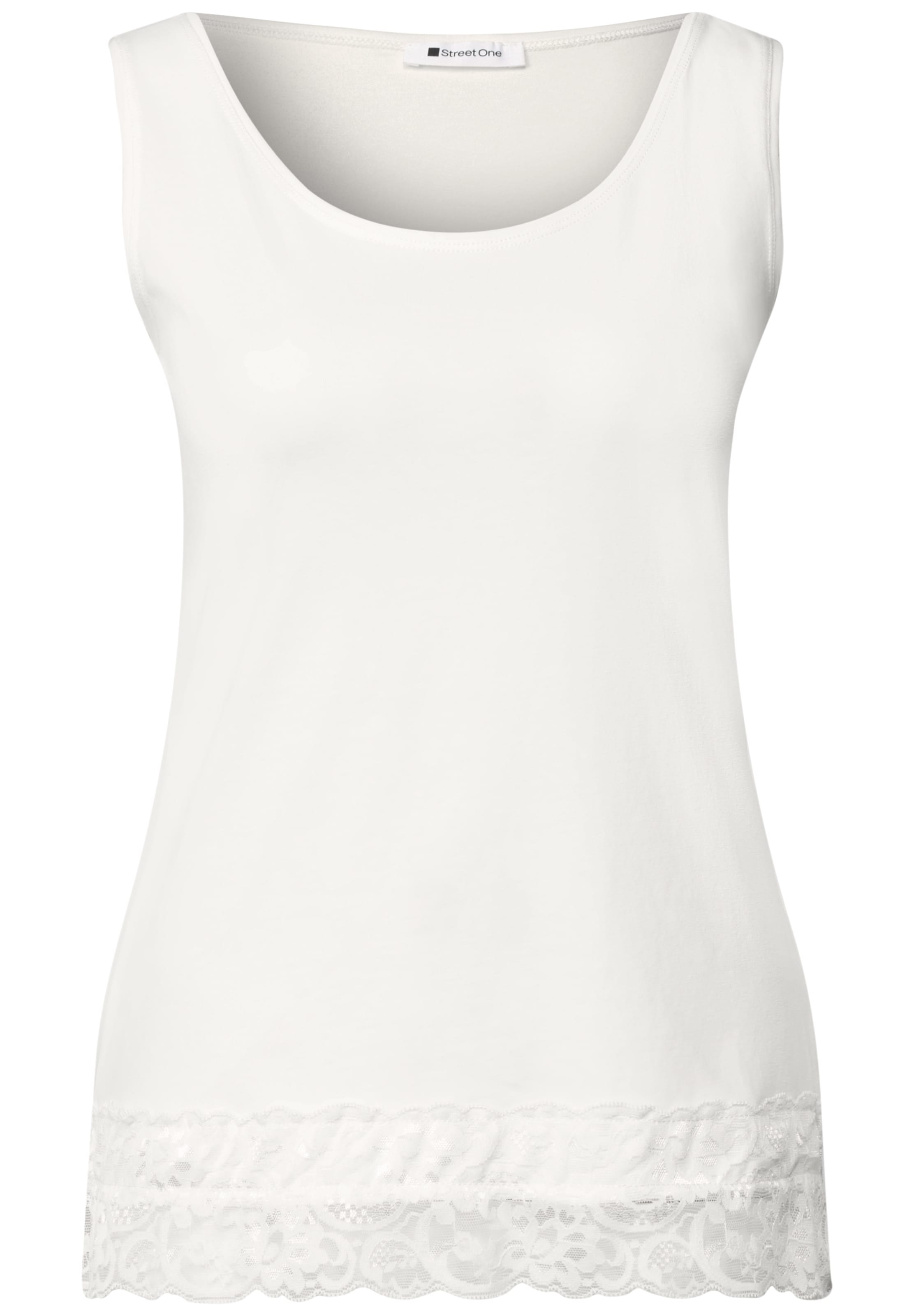 STREET ONE Top in White: front