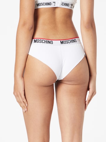 Slip Moschino Underwear en blanc