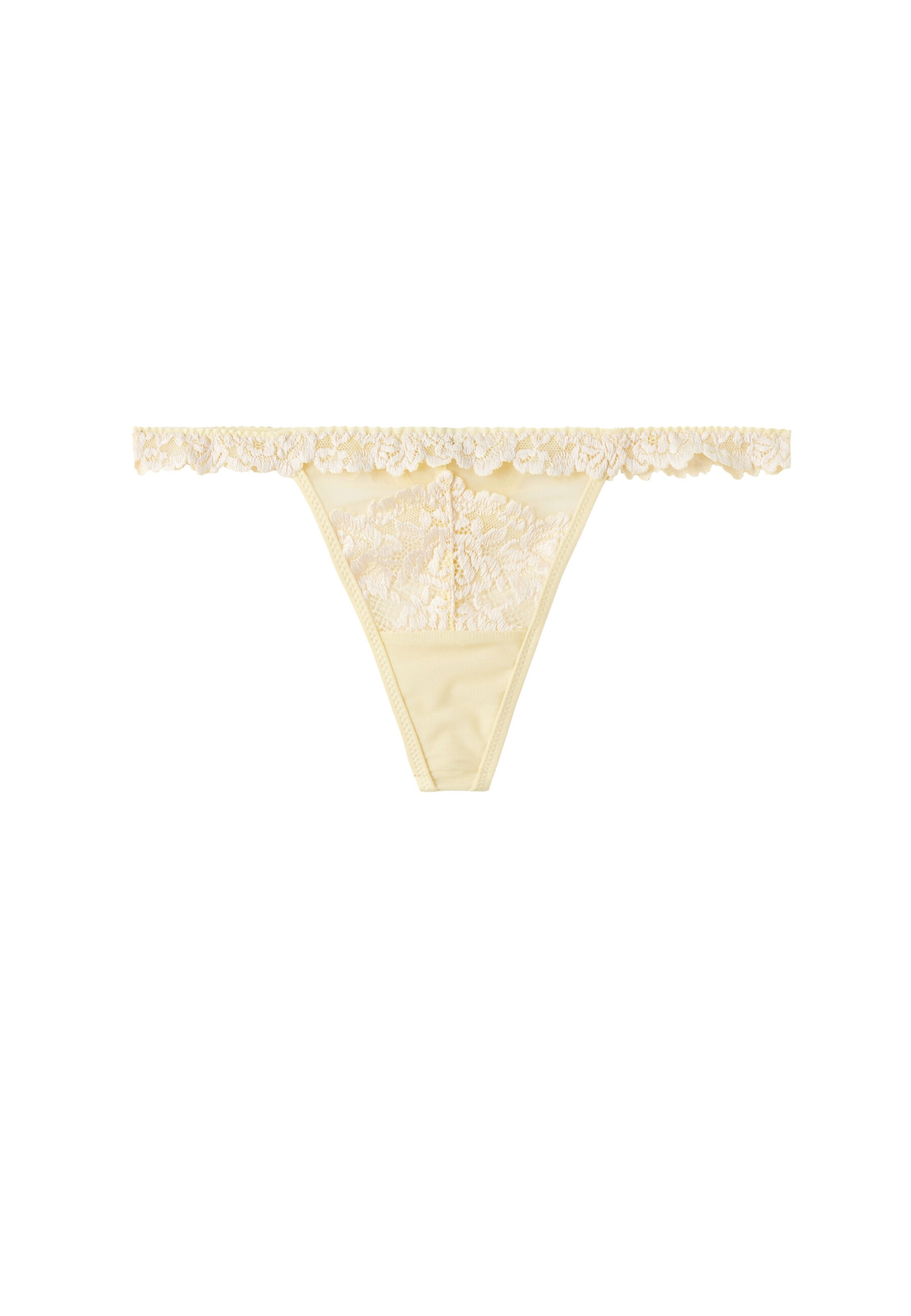 INTIMISSIMI String 'Pretty Flowers' in Gelb: Vorderseite