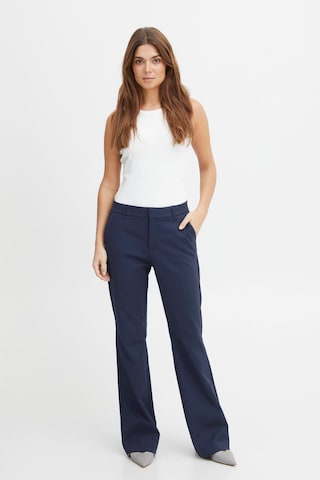 PULZ Jeans Flared Pants 'Bindy' in Blue