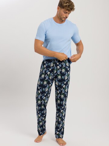 Hanro Pyjamahose ' Night & Day ' in Blau