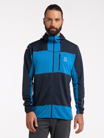 Haglöfs Athletic Fleece Jacket 'L.I.M Mid Fast' in Blue: front