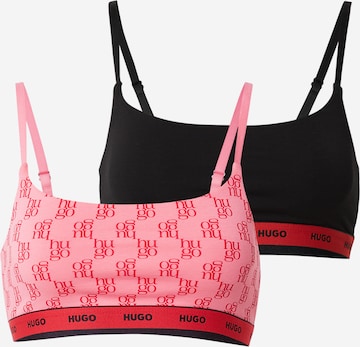 HUGO Õlapaelteta topp Rinnahoidja, värv roosa: eest vaates