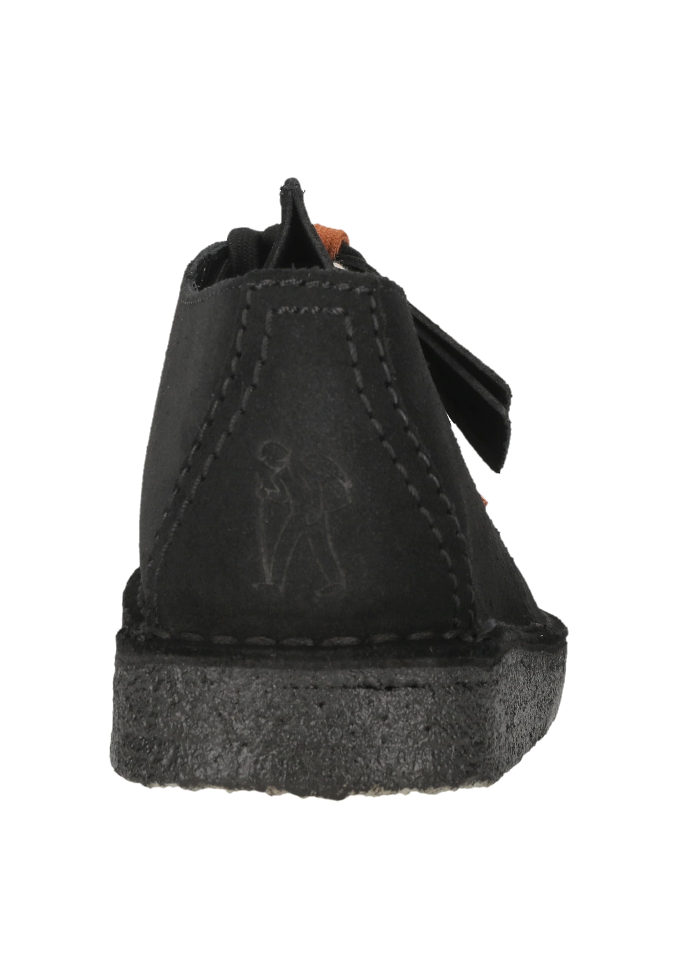 CLARKS Schnürschuhe 'Desert Trek' in Schwarz