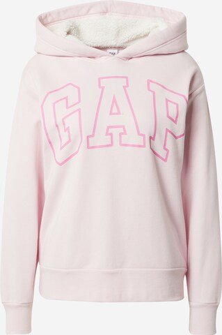GAP Μπλούζα φούτερ σε ροζ: μπροστά