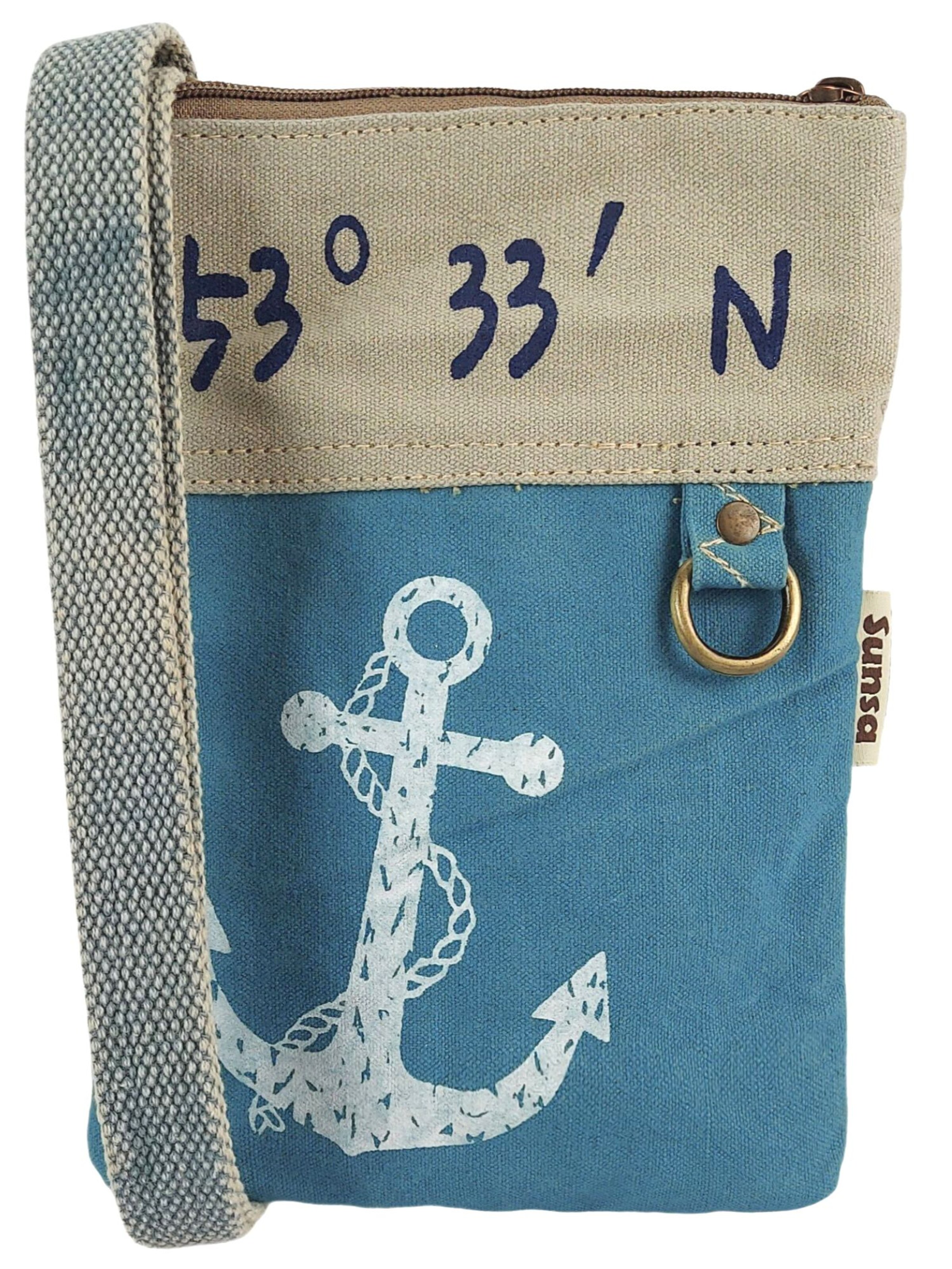 Sunsa Crossbody Bag 'Sunsa' in Blue: front