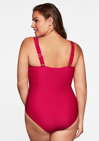 SHEEGO Bralette Swimsuit in Pink