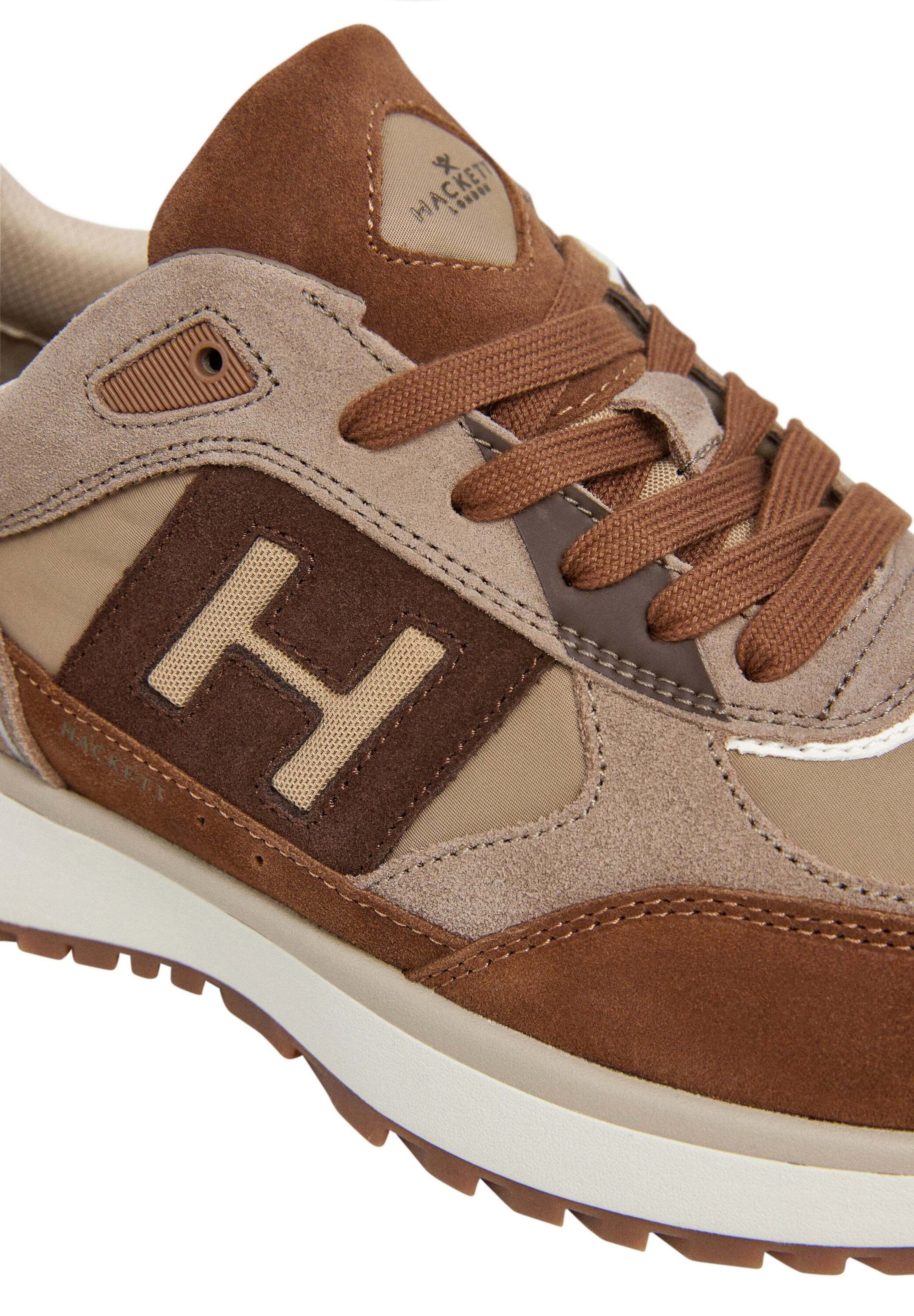 Sneaker bassa 'Otto' di Hackett London in beige